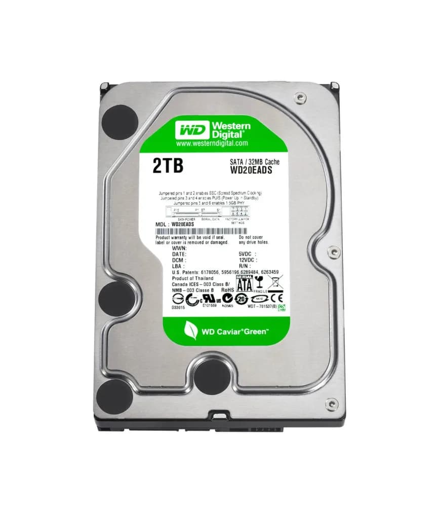 WD20EADS - Western Digital 2TB 5400RPM SATA 3Gb/s 3.5-in Hard Drive