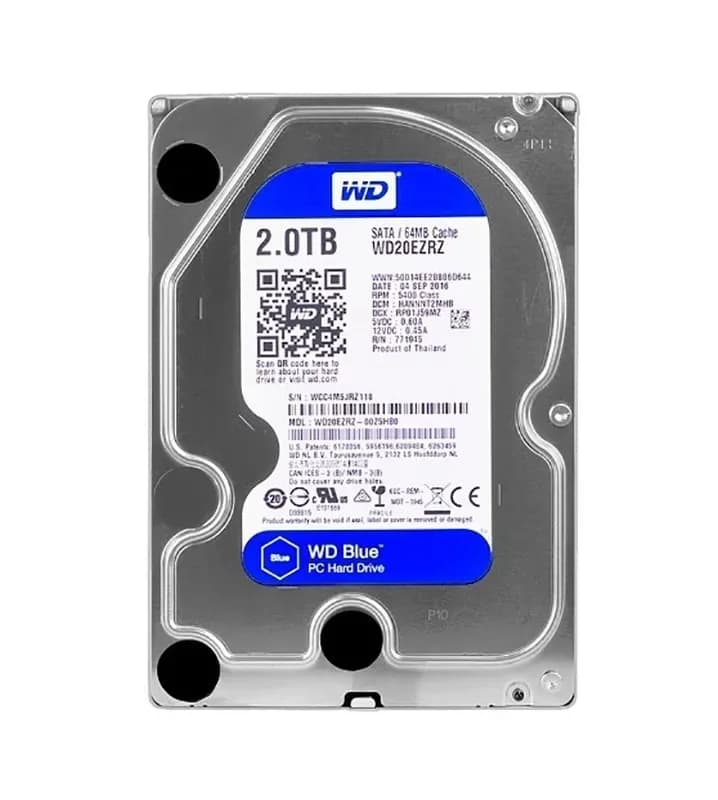 WD20EZRZ - Western Digital 2TB 5400RPM SATA 6Gb/s 3.5-in Hard Drive