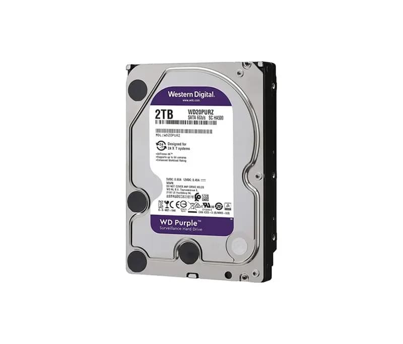 WD20PURZ - Western Digital 2TB 5400RPM SATA 6Gb/s 3.5-in Hard Drive