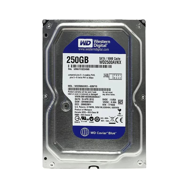WD2500AVKX - WD 250GB 7200RPM SATA 6Gb/s 3.5-in HDD