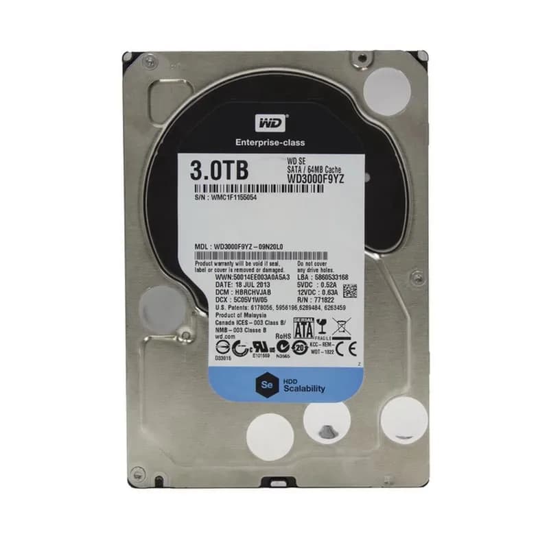 WD3000F9YZ - WD Se 3TB SATA 6Gb/s 64MB Cache 3.5-inch Hard Drive
