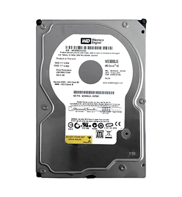 WD3000JS - Western Digital 300GB 7200RPM SATA 3Gb/s 3.5-in Hard Drive