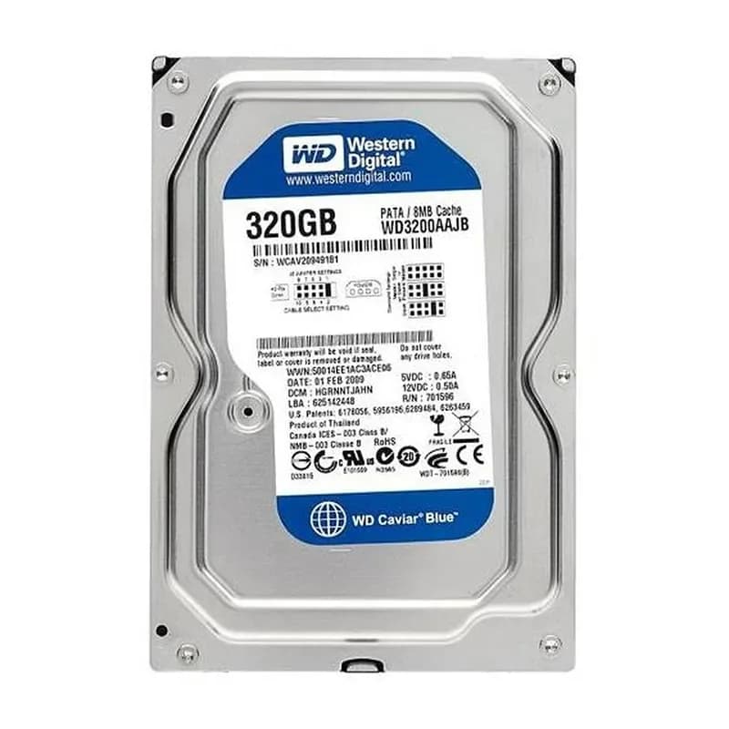 WD3200AAJB - WD Caviar Blue 320GB 7200RPM PATA (RoHS) 3.5" Hard Drive