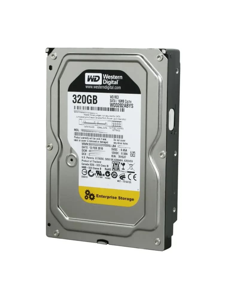 WD3202ABYS - WD 320GB 7200RPM SATA 3Gb/s 3.5-in HDD