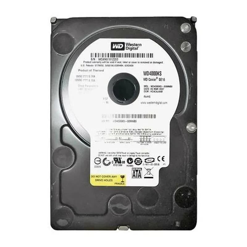 WD4000KS - WD 400GB 7200RPM SATA 3Gb/s 3.5-in HDD