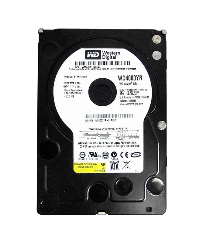 WD4000YR - WD 400GB 7200RPM SATA 1.5Gb/s 3.5-in HDD