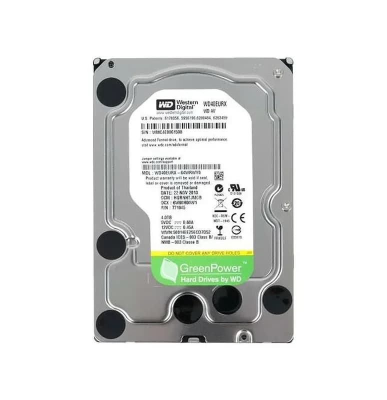 WD40EURX - Western Digital 4TB 5400RPM SATA 6Gb/s 3.5-in Hard Drive