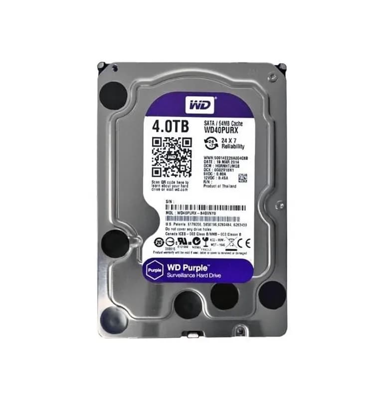 WD40PURX - Western Digital 4TB 5400RPM SATA 6Gb/s 3.5-in Hard Drive