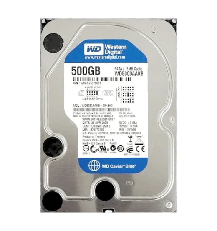 WD5000AAKB - WD 500GB 7200RPM ATA/100 3.5-In Hard Drive