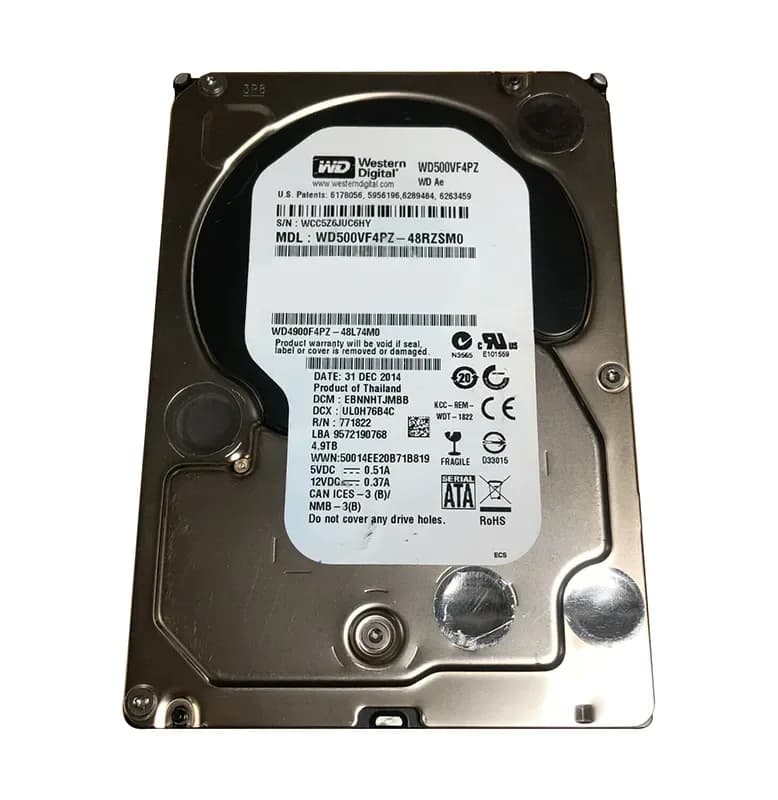 WD500VF4PZ - Western Digital 5TB 5760RPM SATA 6Gb/s 3.5-in Hard Drive