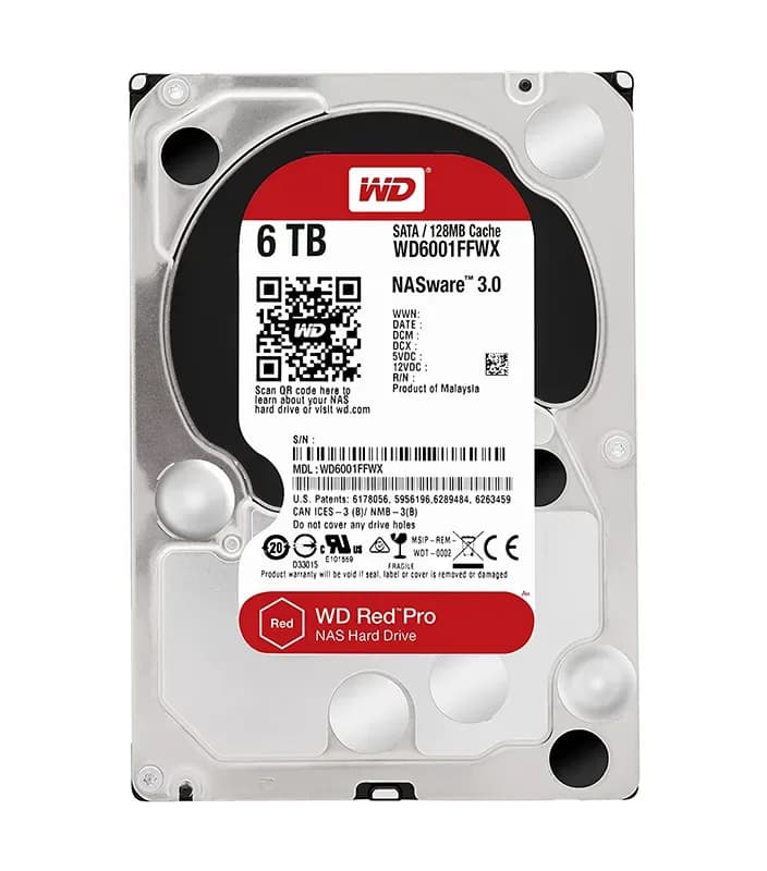 WD6001FFWX - Western Digital 6TB 7200RPM SATA 6Gb/s 3.5-in Hard Drive
