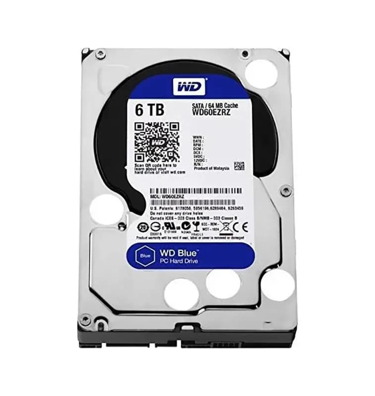 WD60EZRZ - Western Digital 6TB 5400RPM SATA 6Gb/s 3.5-in Hard Drive