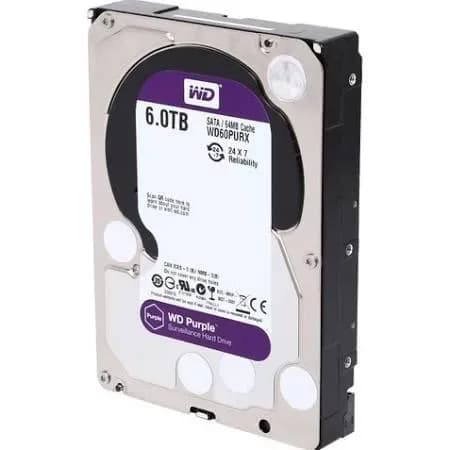 WD60PURX - Western Digital 6TB 5400RPM SATA 6Gb/s 3.5-in Hard Drive