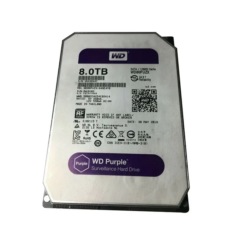WD80PUZX - Western Digital 8TB 5400RPM SATA 6Gb/s 3.5-in Hard Drive