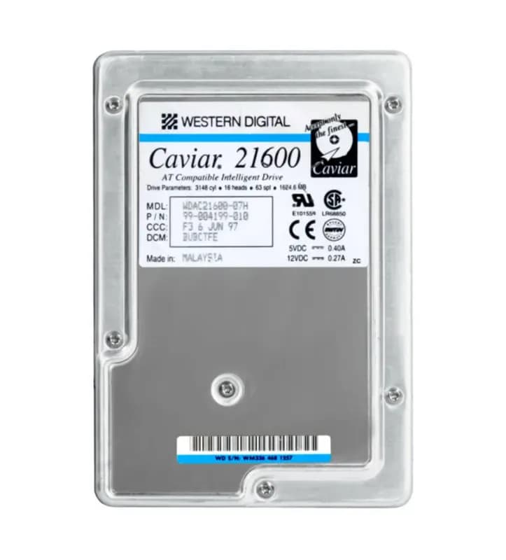 WDAC21600 - WD 1.6GB 5200RPM ATA-33 33MB/s 3.5-in HDD