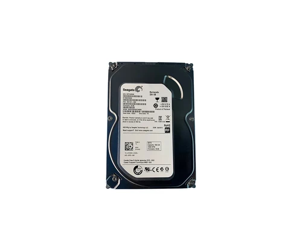 YVMKX - Dell 250GB 7200RPM SATA 6Gb/s 3.5-in Hard Drive