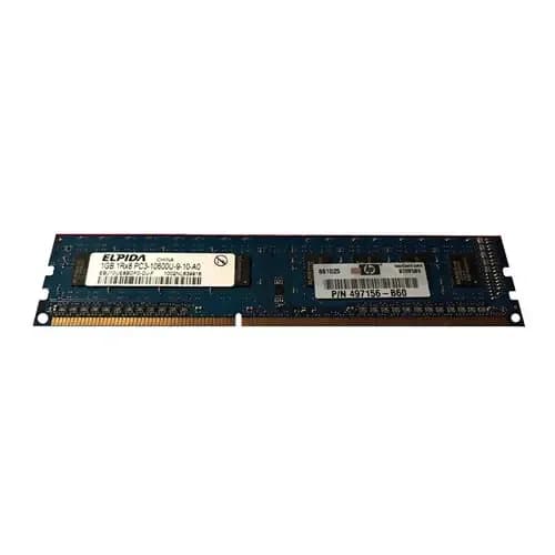 497156-B60 - HP 1GB DDR3 1333MHz CL9 Non-ECC UDIMM Memory Module