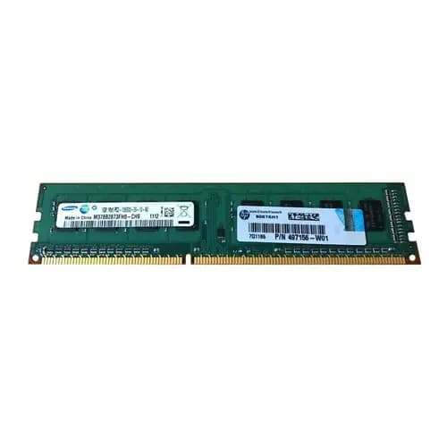 497156-W01 - HP 1GB DDR3 1333MHz CL9 Non-ECC UDIMM Memory Module