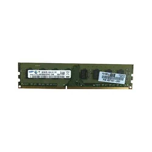 497157-D01 - HP 2GB DDR3 1333MHz CL9 Non-ECC UDIMM Memory Module
