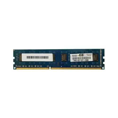 497157-D88 - HP 2GB DDR3 1333MHz CL9 Non-ECC UDIMM Memory Module
