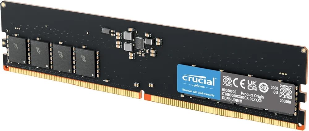 CT16G48C40U5 - Crucial 16GB DDR5 4800MHz CL40 Non-ECC UDIMM Memory