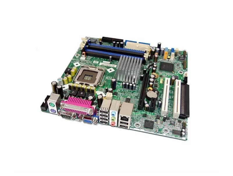 350929-001 - HP Socket LGA775 Intel 915G Express Chipset Micro-ATX System Board (Motherboard) for DC1700 Desktop PC Supports Pentium 4 Series DDR 4x DIMM