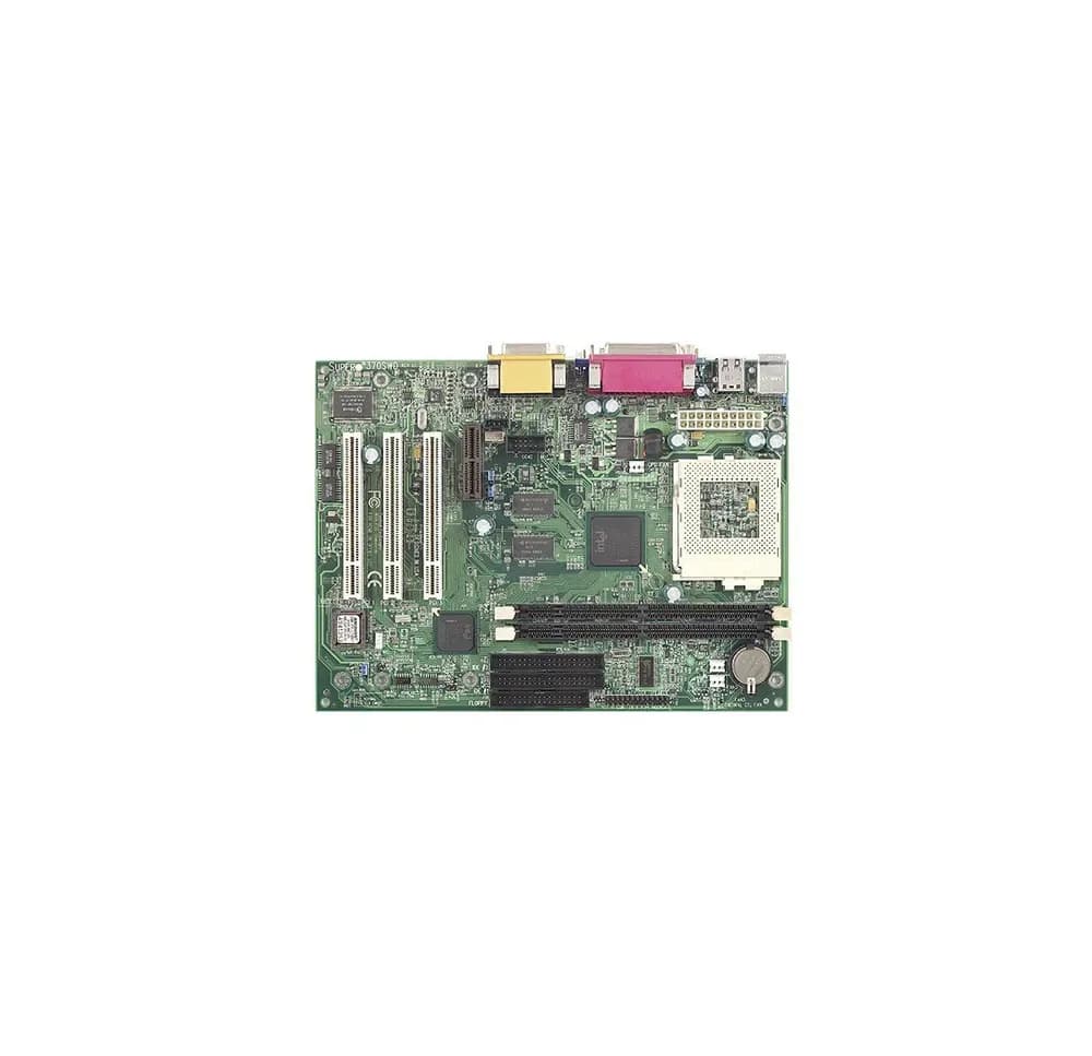 370SSM - Supermicro Socket PGA370 Intel 815E Chipset Micro-ATX System Board (Motherboard) Supports Celeron / Pentium III Series SDRAM UDIMM