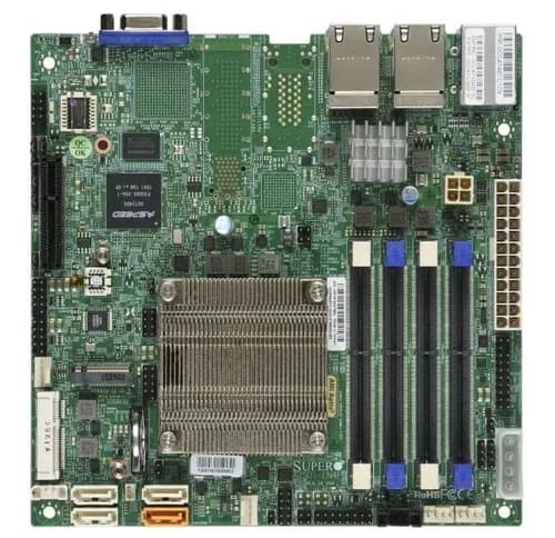 A2SDi-LN4F - Supermicro Socket FCBGA-1310 System on Chip Chipset Mini-ITX System Board (Motherboard) Supports Atom C3850 DDR4 4x DIMM