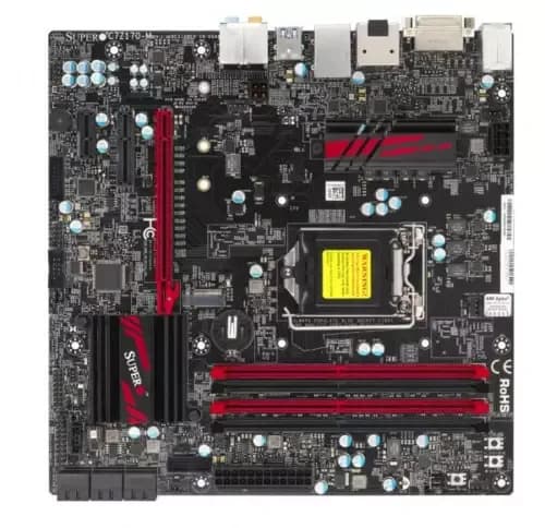 C7H170-M - Supermicro C7H170-M Socket LGA1151 Intel H170 Express Chipset Micro-ATX System Board (Motherboard) Supports Core i3/i5/i7 Series DDR4 4x DIMM