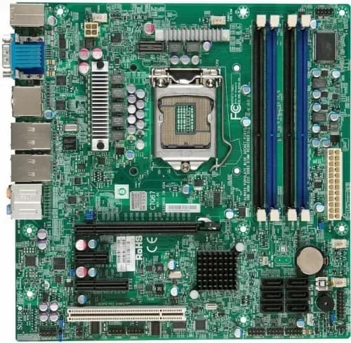 C7Q67 - Supermicro Socket LGA1155 Intel Q67 Express Chipset Micro-ATX System Board (Motherboard) Supports Core i7/i5 Series DDR3 4x DIMM