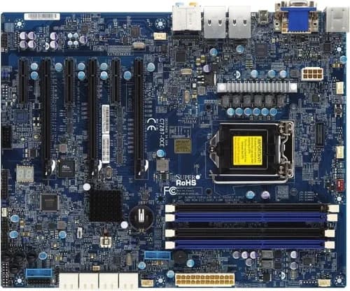 C7Z87-OCE - Supermicro C7Z87-OCE Socket LGA1150 Intel Z87 Chipset ATX System Board (Motherboard) Supports Core i3/i5/i5 Series DDR3 4x DIMM