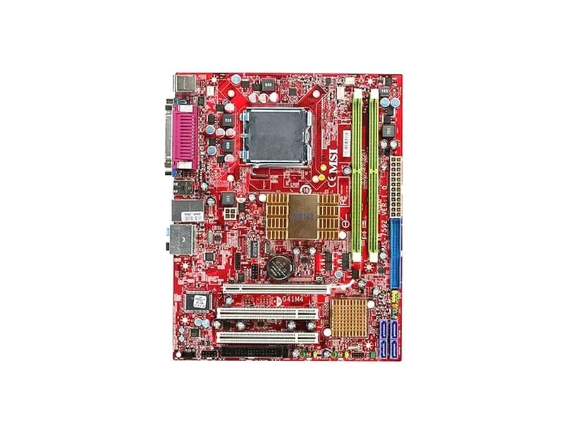G41M4-F - MSI Socket LGA775 Intel G41 Chipset Micro-ATX System Board (Motherboard) Supports Core 2 Quad/Core 2 Duo DDR2 2x DIMM