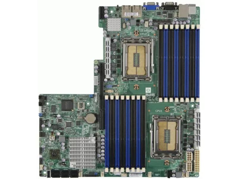 H8DGU-F - Supermicro Socket G34 AMD SR5670/SP5100 Chipset Extended ATX System Board (Motherboard) Supports 2x AMD Opteron 6100 Series DDR3 16x DIMM