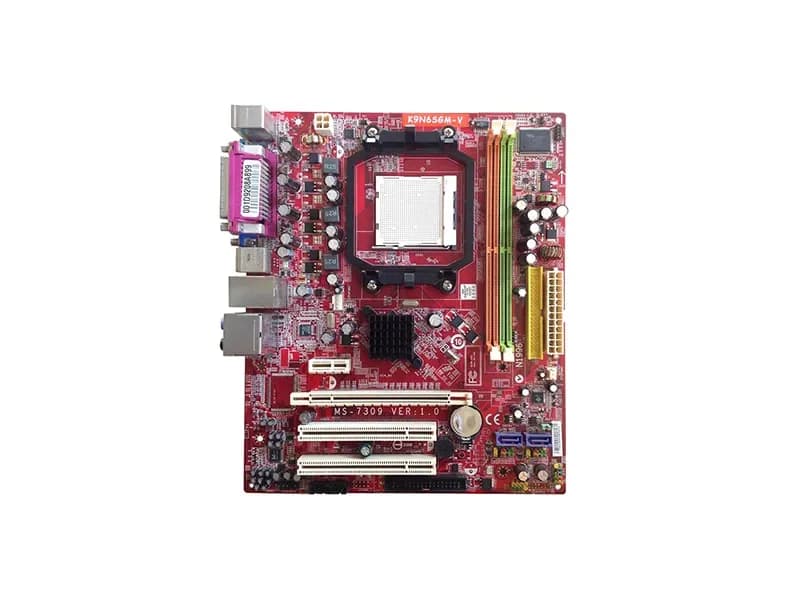 K9N6SGM-V - MSI Socket AM2 AMD Nvidia GeForce 6100 Chipset Micro-ATX System Board (Motherboard) Supports Athlon 64 X2/Athlon 64 FX/Athlon 64 DDR2 2x DIMM