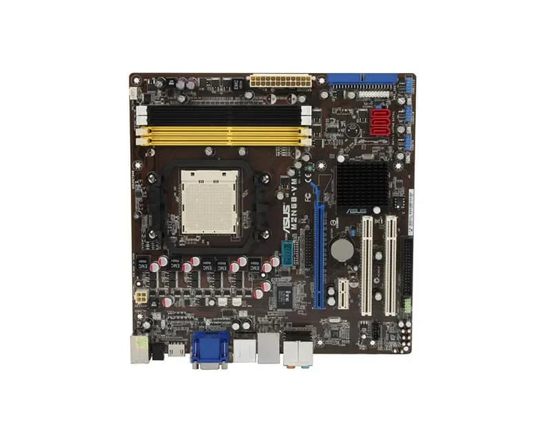 M2N68-VM - Asus Socket AM2+/AM2 Nvidia GeForce 7050PV Chipset Micro-ATX System Board (Motherboard) Supports Phenom FX/Phenom/Athlon 64 FX/Athlon 64/Sempron Series DDR2 4x DIMM