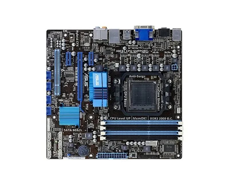 M5A88-M - Asus AMD 880G SB850 Chipset FX Phenom II Athlon II Sempron 100 Series Processors Socket AM3+ micro-ATX System Board (Motherboard)