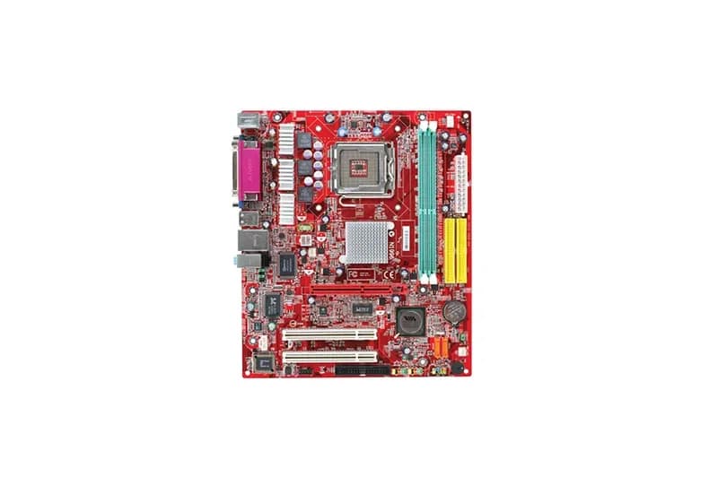 PM8M3-V - MSI Socket LGA775 Intel VIA P4M800 Chipset Micro-ATX System Board (Motherboard) Supports Pentium 4/Celeron D/Celeron DDR 2x DIMM