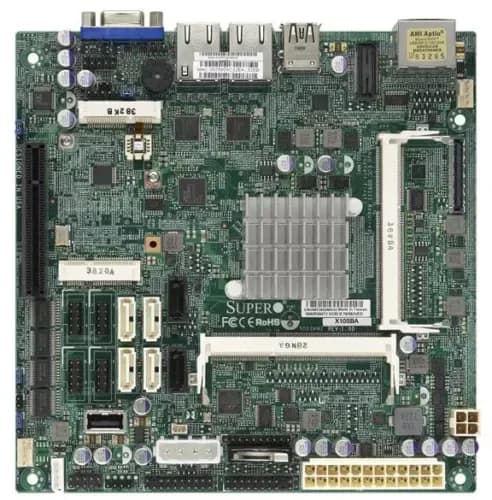 X10SBA - Supermicro Socket FCBGA117 Intel J1900 Chipset Mini-ITX System Board (Motherboard) Supports Celeron J1900 DDR3 2x DIMM