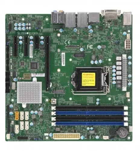 X11SCQ - Supermicro Socket LGA1151 Intel Q370 Chipset uATX System Board (Motherboard) Supports Core i9/i7/i5/i3/Pentium/Celeron DDR4 4x DIMM