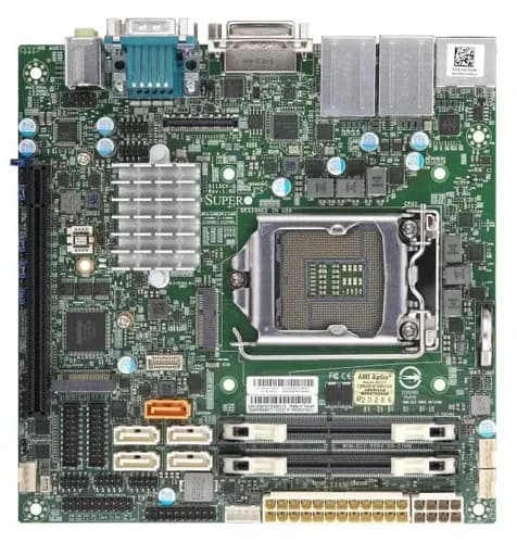 X11SCV-Q - Supermicro Socket LGA1151 Intel Q370 Chipset Mini-ITX System Board (Motherboard) Supports Corei9/i7/i5/i3/Pentium/Celeron DDR4 2x DIMM