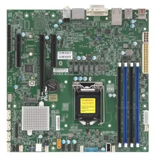 X11SCZ-Q - Supermicro Socket LGA1151 Intel Q370 Chipset Micro-ATX System Board (Motherboard) Supports Core i9/i7/i5/i3/Pentium/Celeron DDR4 4x DIMM