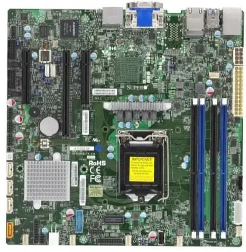 X11SSZ-QF - Supermicro Socket LGA1151 Intel Q170 Express Chipset Micro-ATX System Board (Motherboard) Supports Celeron/Pentium/Core 13/15/17 Series DDR4 4x DIMM