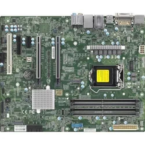 X12SAE - Supermicro Socket LGA1200 Intel W480 Chipset ATX System Board (Motherboard) Supports Core i9/i7/i5/i3/Pentium/Celeron DDR4 4x DIMM