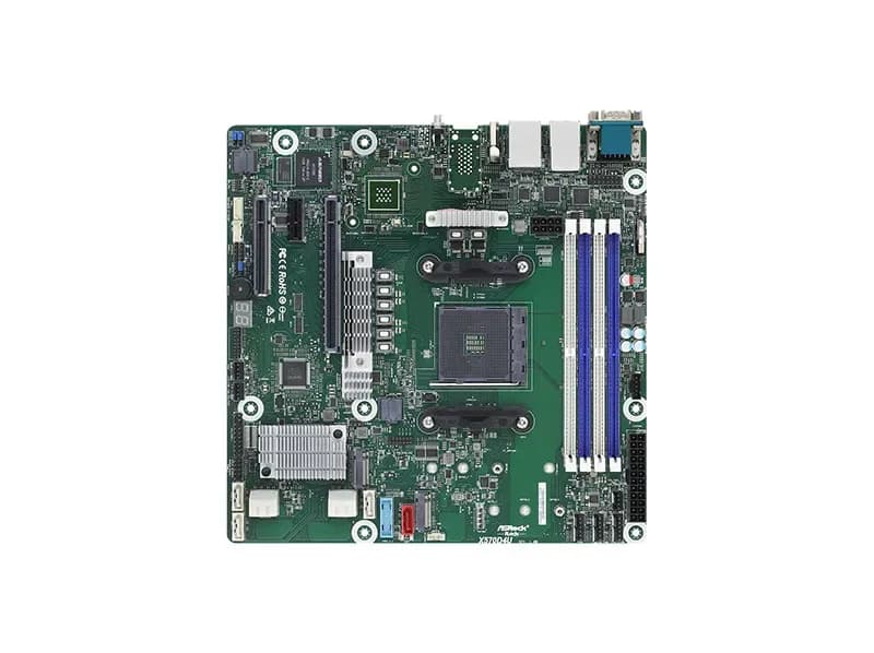 X570D4U - ASRock AM4 PGA1331 AMD X570 Chipset Micro-ATX System Board