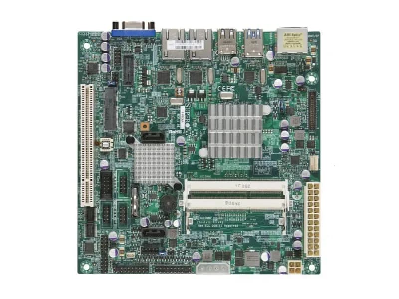 X9SCAA - Supermicro Socket FCBGA559 Intel NM10 Express Chipset Mini-ITX System Board (Motherboard) Supports Atom N2800 DDR3 2x DIMM