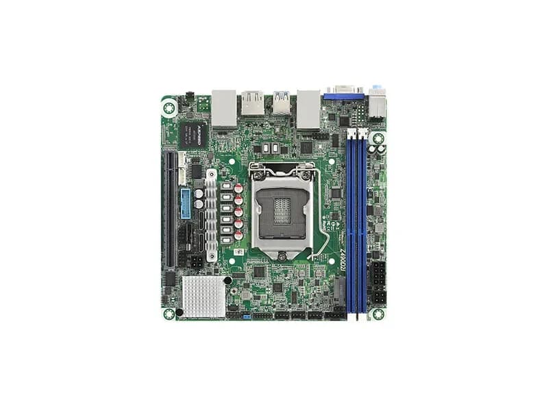 Z490D2I - ASRock Socket LGA1200 Intel Z490 Chipset MINI-ITX System Board (Motherboard) Supports 11th/10th Core Series DDR4 2x DIMM