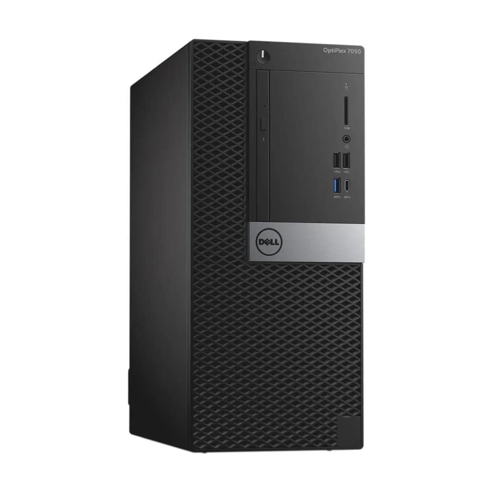 OptiPlex7050 - Dell Desktop Core-i7 4GB DDR4 4-Slots 8GB DVD/RW 256GB SSD Windows 10 Pro