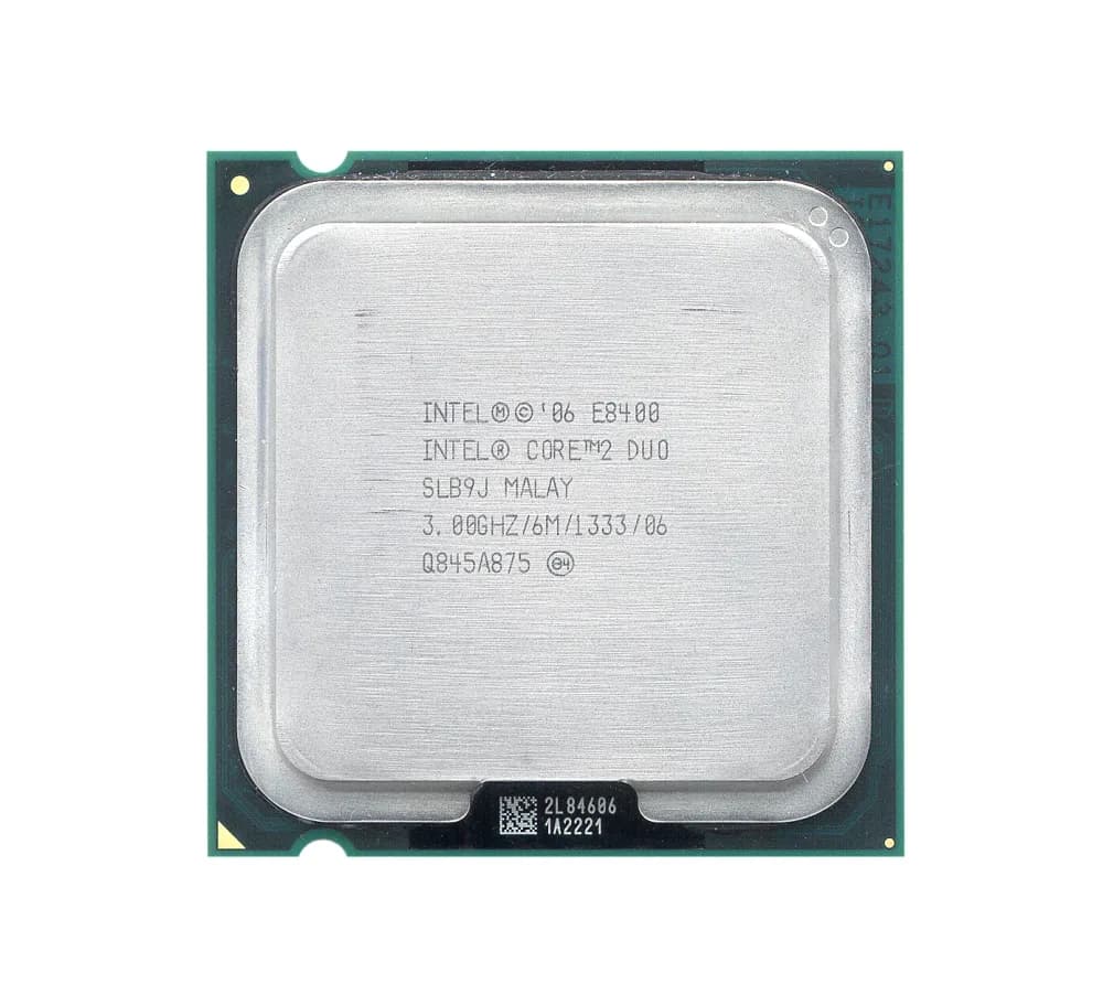 SLB9J - Intel Core 2 Duo E8400 2-Core 3.00GHz LGA775 Processor