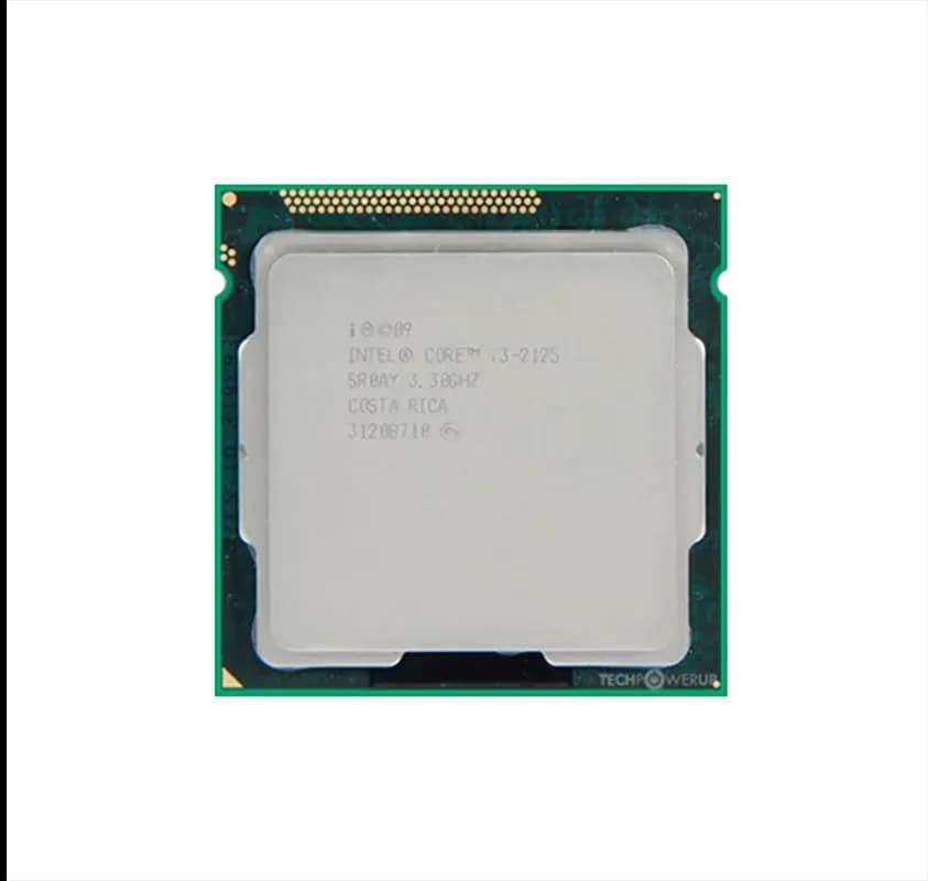 SR0AY - Intel Core i3 i3-2125 3.3GHz 2-Core FCLGA1155 Processor
