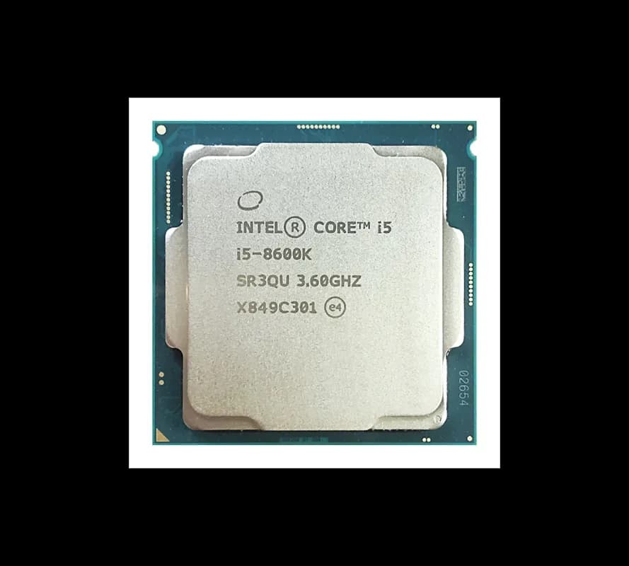 SR3QU - Intel Core i5 i5-8600K 3.6GHz 6-Core LGA1151 Processor